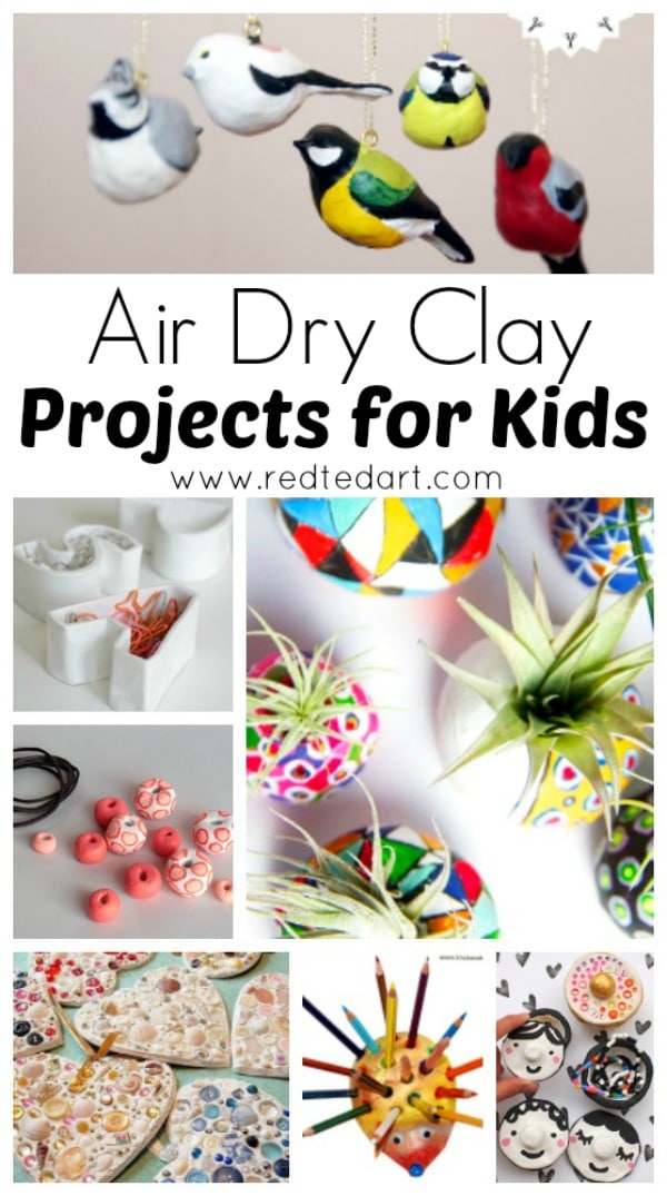Air Dry Clay Projects for Kids - Red Ted Art - Kids Crafts